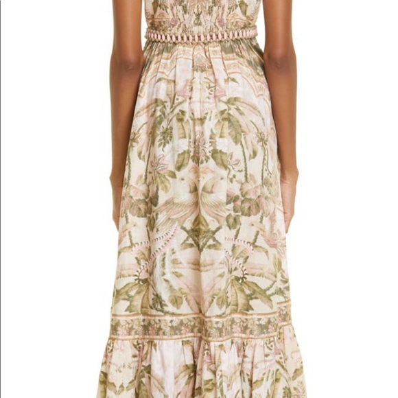 Zimmerman Picnic Tie-Shoulder Printed Maxi Dress - Picture 4 of 5